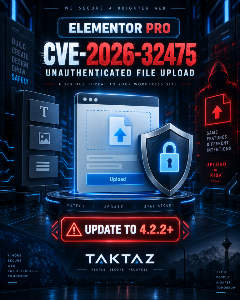 Elementor Pro security: CVE-2026-32475 و 5 اقدام فوری