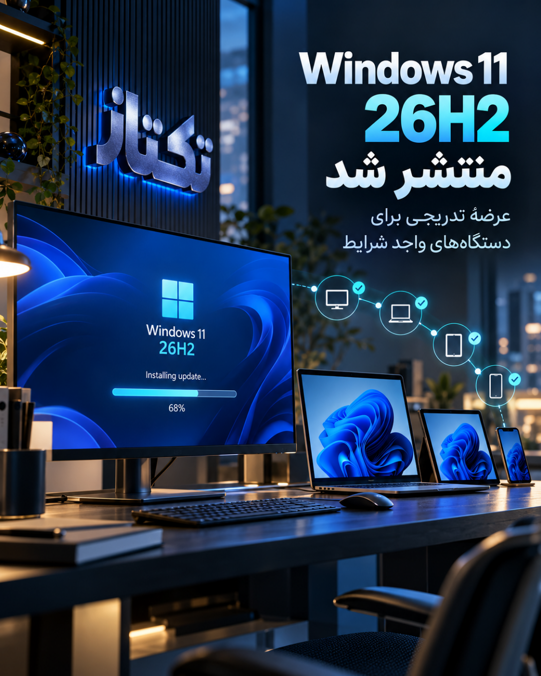 Windows 11 26H2 چیست؟ راهنمای rollout امن برای مدیران ویندوز 1 Windows 11 26H2 چیست؟ راهنمای rollout امن برای مدیران ویندوز