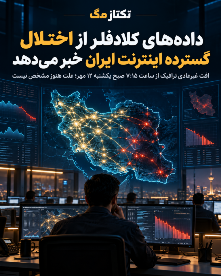 راهنمای 2026 اختلال اینترنت ایران و داده‌های کلادفلر