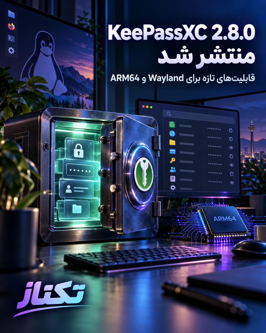 KeePassXC 2.8.0 منتشر شد؛ قابلیتهای تازه و اصلاحات امنیتی 7 KeePassXC 2.8.0 منتشر شد