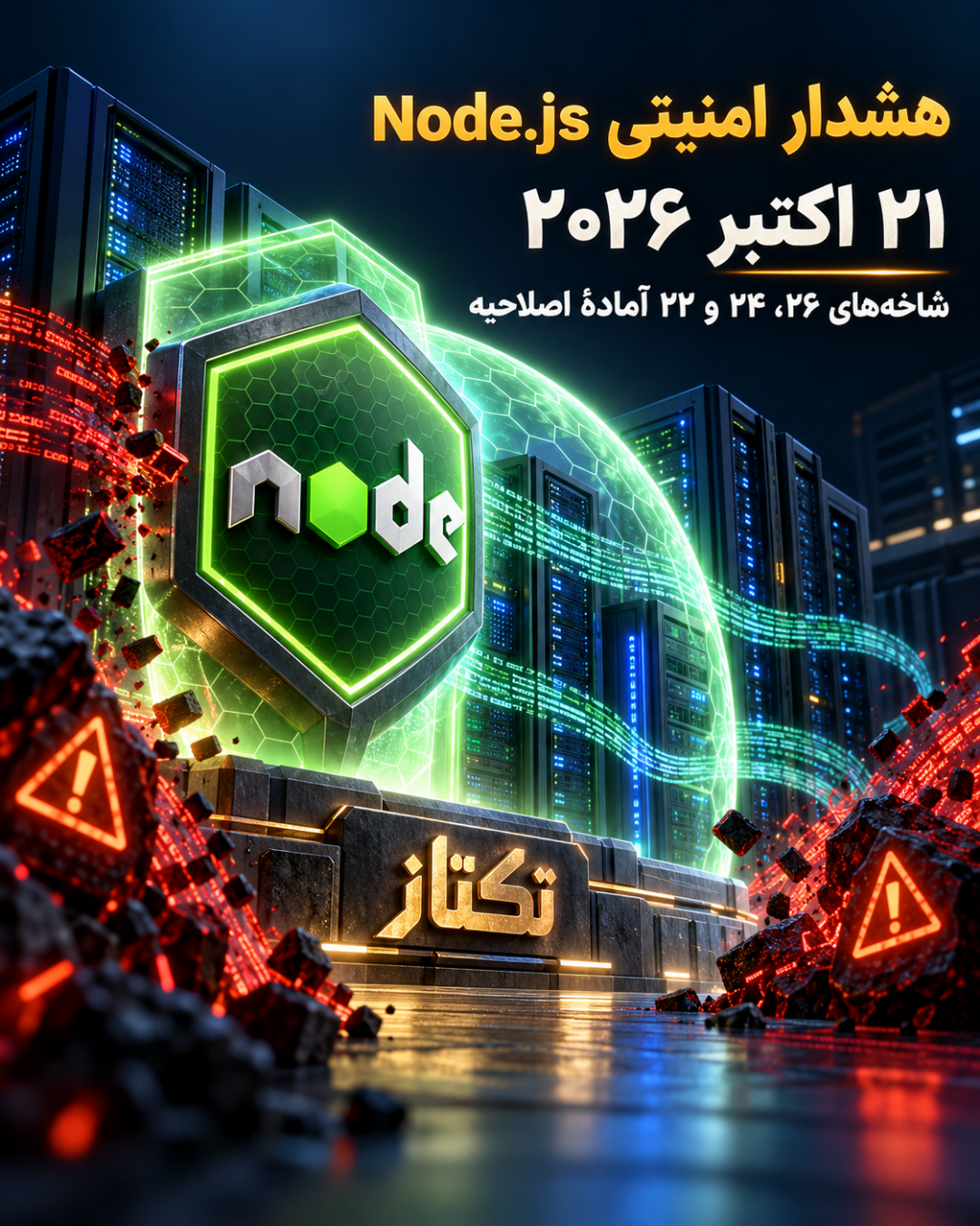 هشدار امنیتی Node.js؛ آماده‌سازی برای اصلاحیه ۲۱ اکتبر