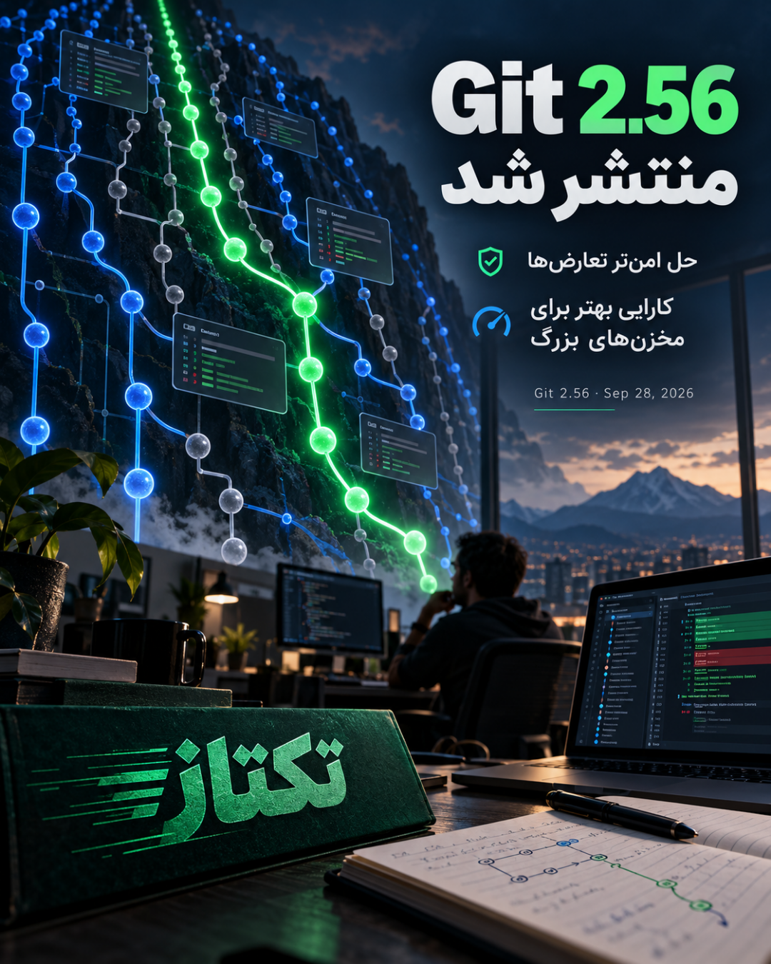 Git 2.56؛ تغییرات مهم برای حل تعارض و مخزنهای بزرگ 1 Git 2.56؛ تغییرات مهم برای حل تعارض و مخزنهای بزرگ