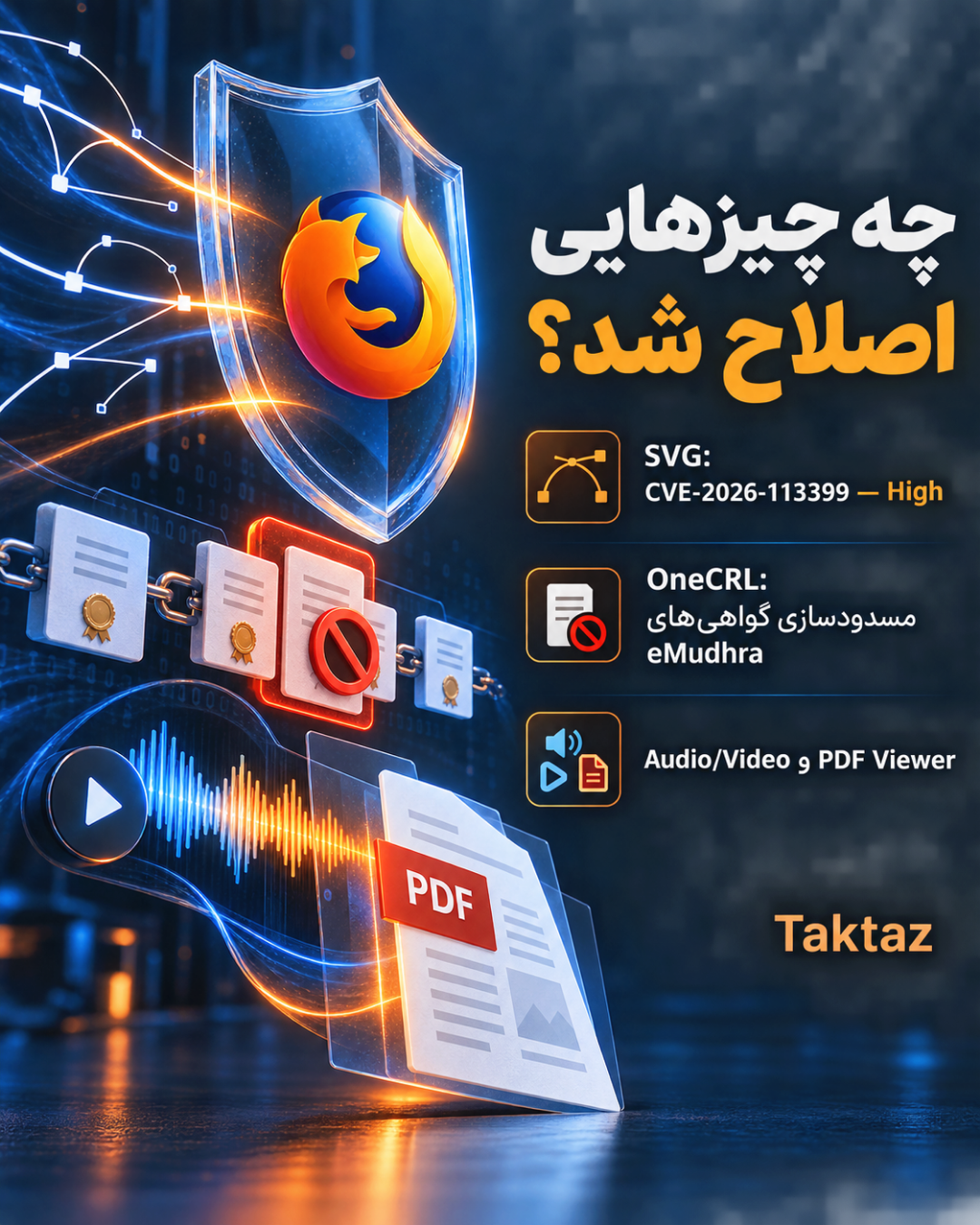 Firefox 158.0.1؛ رفع آسیبپذیریهای امنیتی در 2026 8 Firefox 158.0.1؛ رفع آسیبپذیریهای امنیتی در 2026