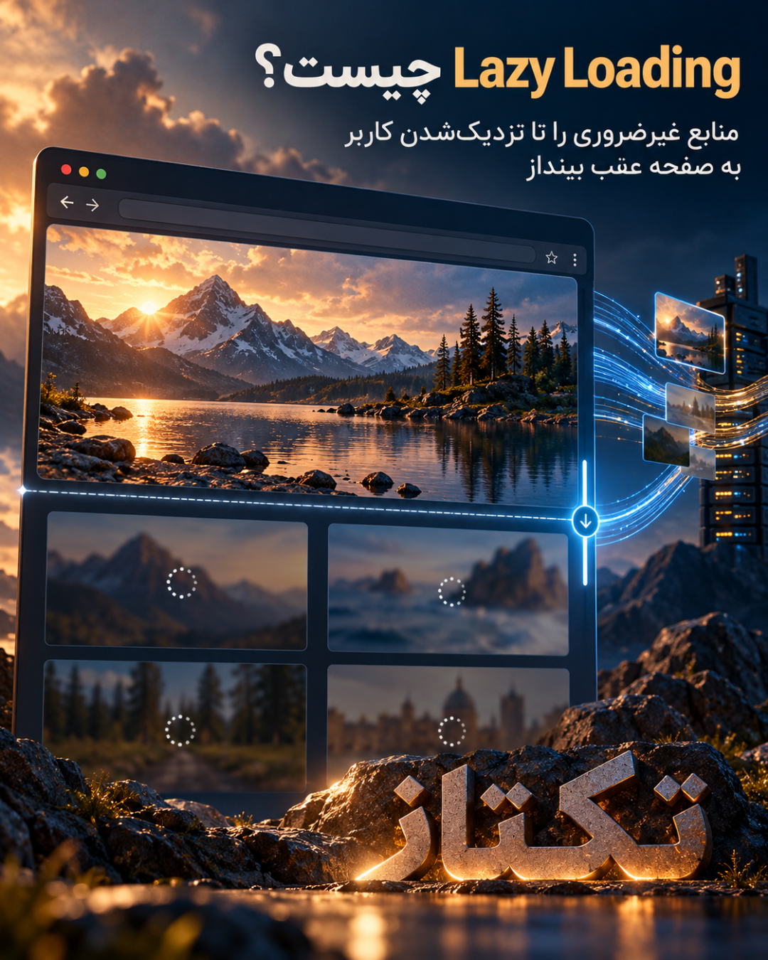 آموزش بهینهسازی تصاویر وردپرس با Lazy Loading 8 گامهای بهینهسازی تصاویر وردپرس و Lazy Loading