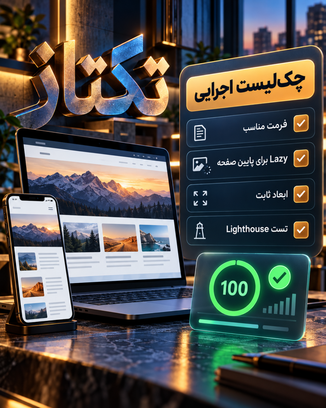 آموزش بهینهسازی تصاویر وردپرس با Lazy Loading 10 چکلیست تست سرعت و سئوی تصاویر وردپرس